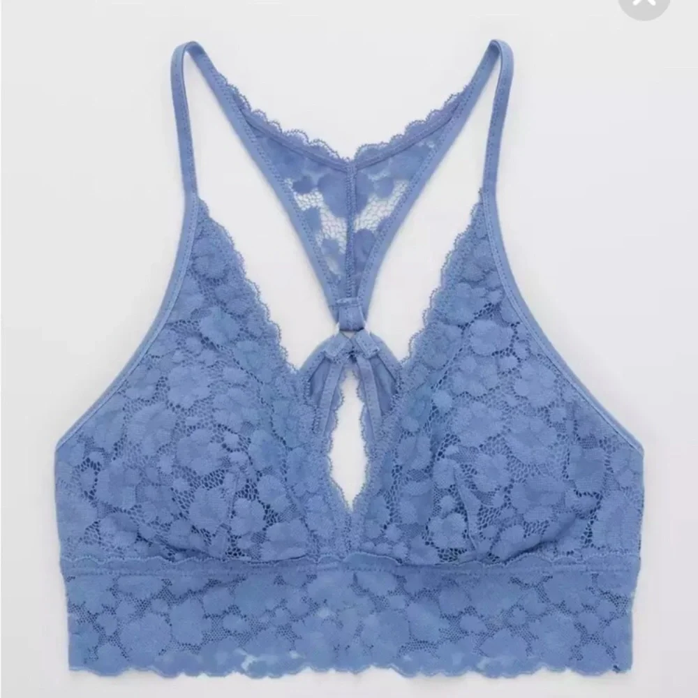 🎄FIRM PRICE🎄Aerie wild side lace padded plunge bralette
